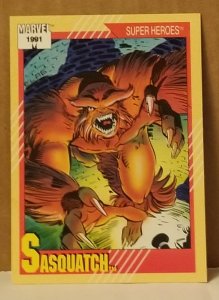 1991 Marvel Universe #31 Sasquatch
