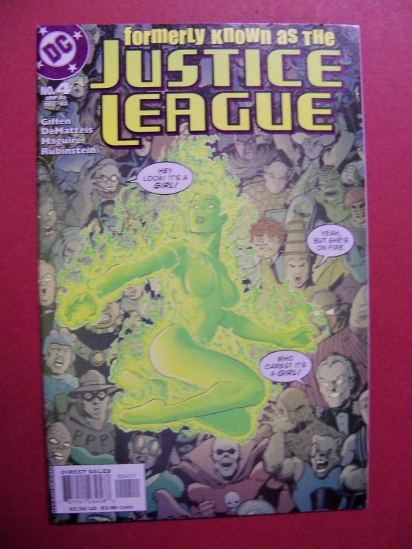 FORMERLY KNOWN AS THE JUSTICE LEAGUE #4 OF 6  VF/NM OR BETTER DC COMICS
