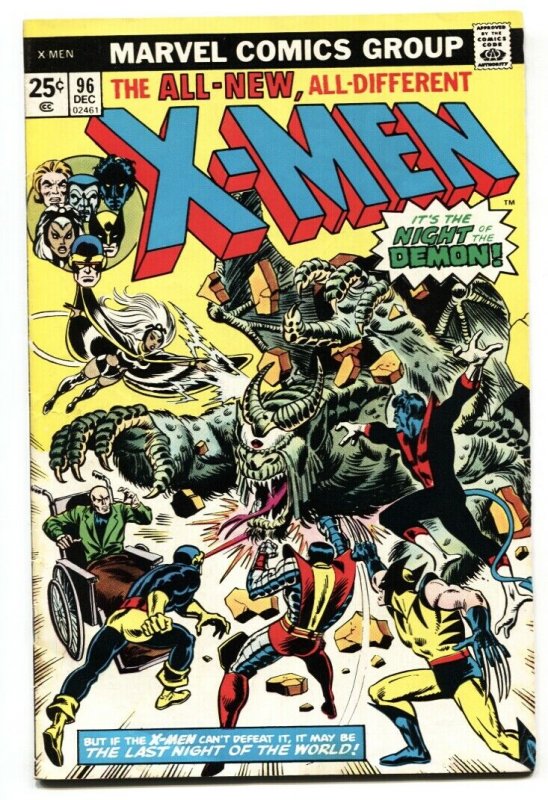 X-MEN #96-1st appearance of Moira MacTaggert.-1975-MARVEL