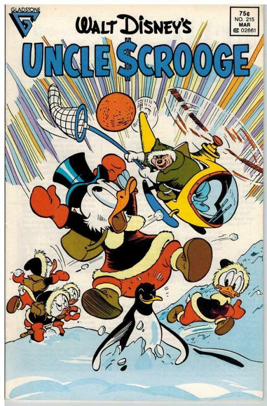 UNCLE SCROOGE 215 VF Mar. 1987 COMICS BOOK