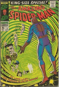 Amazing Spiderman King Size Special #5 ORIGINAL Vintage 1968 Marvel Comics  