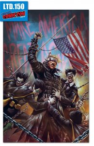 Donald Who Laughs vs Dark Brandon NYCC 2024 Exclusive RAW/FOIL SET W/COA