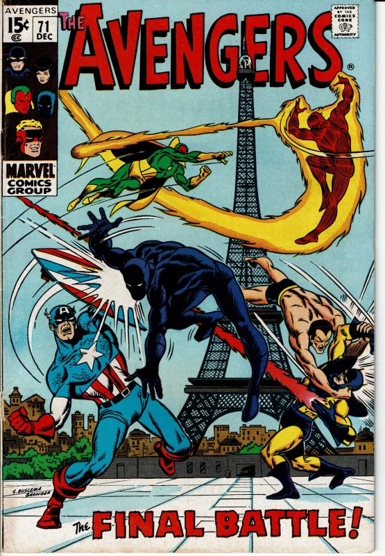 Avengers #71, 7.0 or better, 1st Appearance Invaders, Cleaned and Pressed