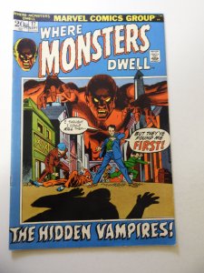 Where Monsters Dwell #17 (1972) FN+ Condition MJ insert intact, marker stamp fc