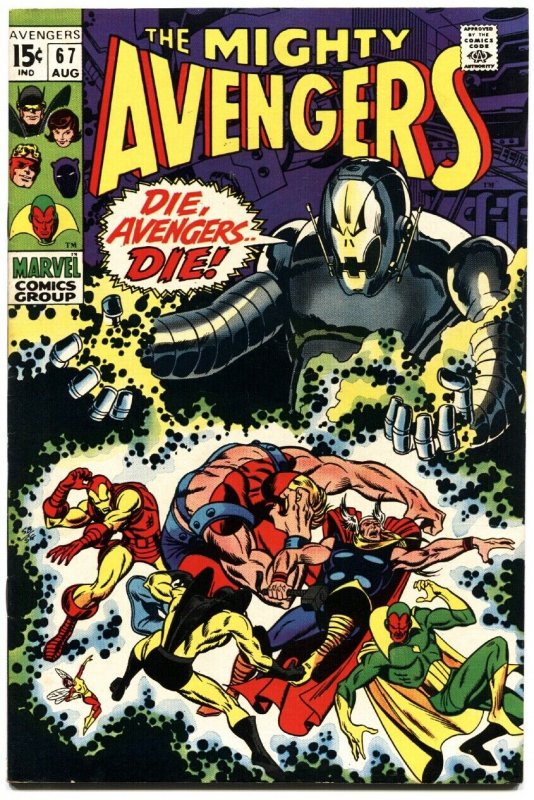 AVENGERS #67-1969-ULTRON COVER-HIGH GRADE-NICE!-MOVIE COMIC 