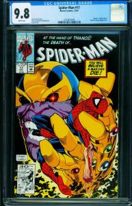 Spider-Man #17 Thanos Infinity Gauntlet cover MCU CGC 9.8 0325853009