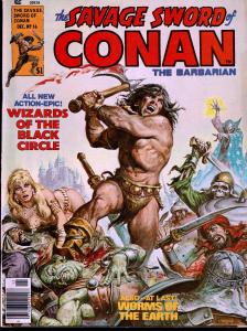 Savage Sword of Conan #16 - Early Conan Magazine - 5.0 or Better