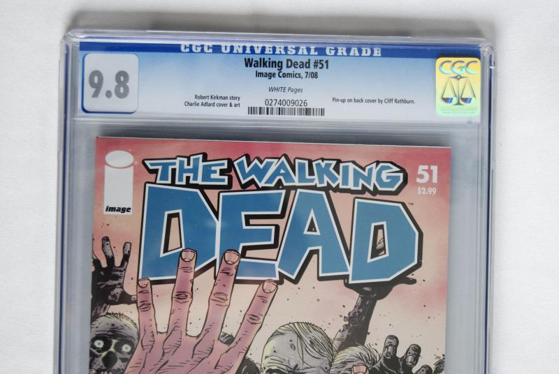 Walking Dead 51, 9.8 Rare!