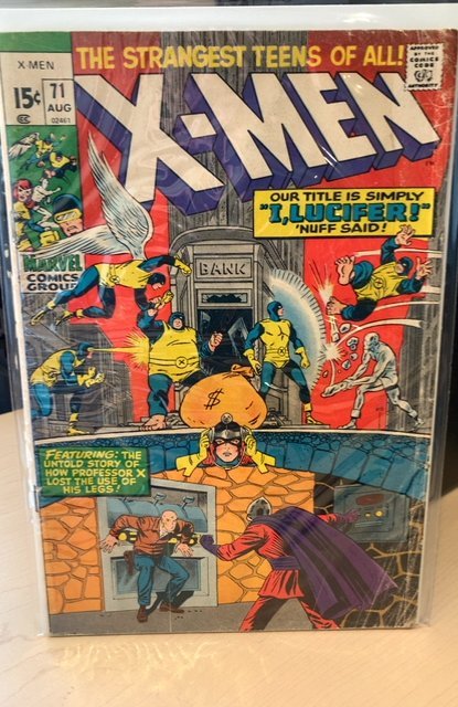 The X-Men #71 (1971) 1.8 GD-