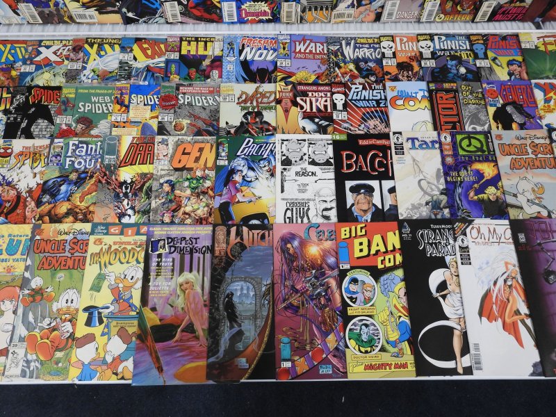 Huge Lot 180+ Comics W/ Spider-Man, X-Men, Wolverine, +More!! Avg VF- Condition!