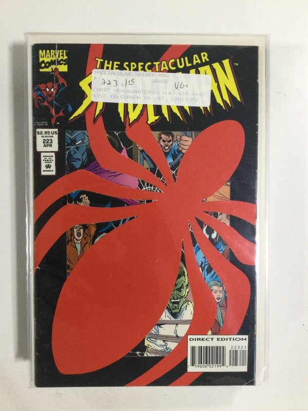 The Spectacular Spider-Man #223 - Deluxe Variant (1995) VF3B127 VER...