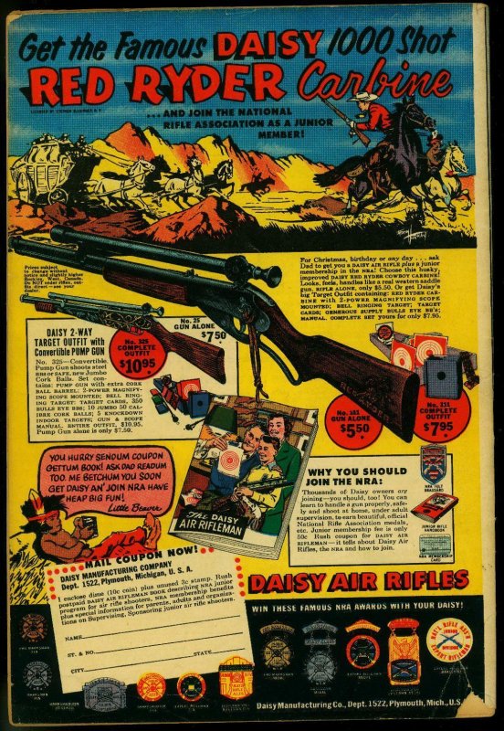 FUNNY FOLKS #43 1952-DC COMICS-NUTSY SQUIRREL MAYER ART FN-