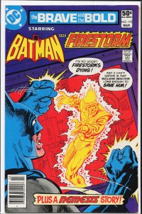 The Brave and the Bold #172 Newsstand Edition (1981) Firestorm