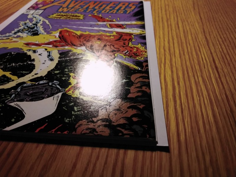 Avengers West Coast #63 Newsstand (1990)