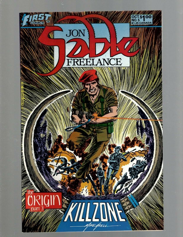 Lot of 12 Jon Sable Freelance First Comic Books #1 2 3 4 5 6 7 8 9 10 11 12 GK49