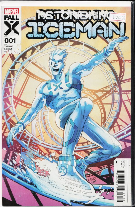 Astonishing Iceman #1 Land Cover (2023) Iceman