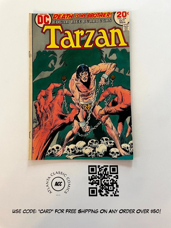 Tarzan # 224 FN DC Comic Book Joe Kubert E. Rice Burroughs 18 J884
