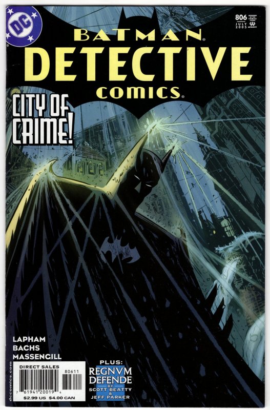 DETECTIVE COMICS #806 (VF)