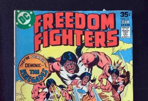 Freedom Fighters #11 Dc Comics 1977 Fn- Newsstand