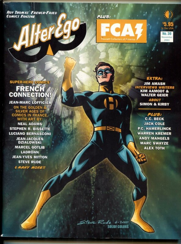 Alter Ego #30 2003- Neal Adams- Alex Ross JLA- Steve Rude 