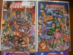 4 Image Comics BLOODPOOL Comic #1 #2 #3 #4 (1995) Lee Marlo Mendoza