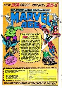 MARVEL AGE #12 (1984) 8.0 VF  News & Fun! 1st Look at Spidey's Black Suit!