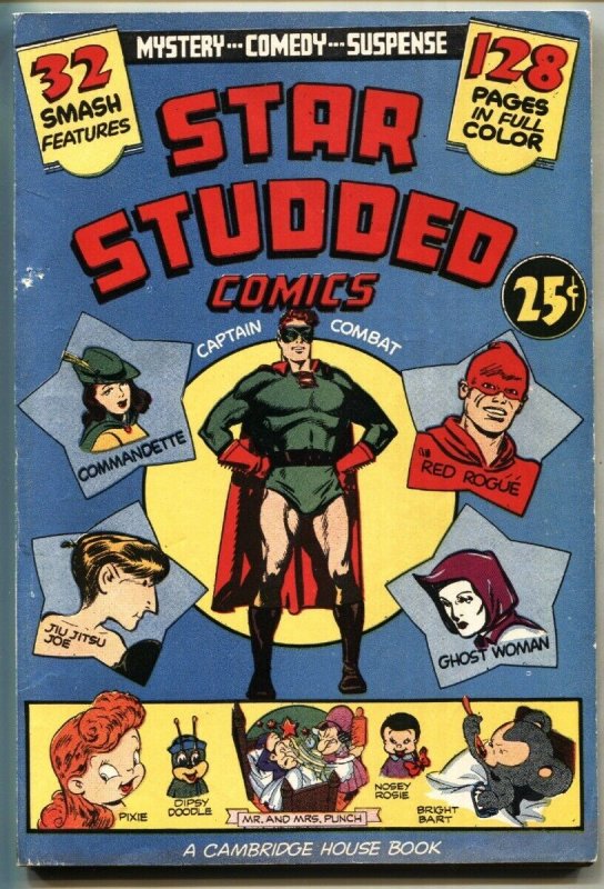 Star Studded Comics 1945- Major Domo- Ghost Woman-1st Captain Combat-rare giant