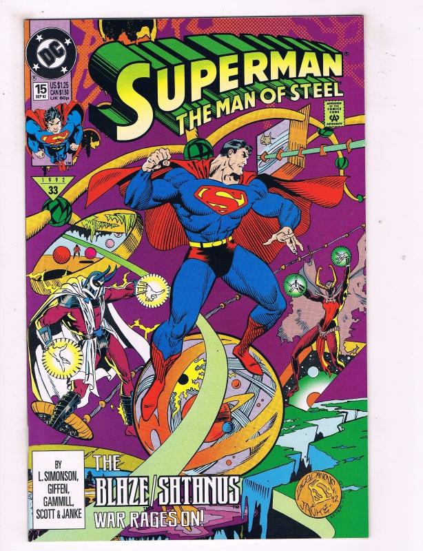 Lot Of 11 Superman Man Of Steel # 2 4 5 6 7 9 12 13 14 15 16 Batman Flash AD15