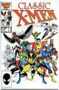 CLASSIC X-MEN #1, VF, Arthur Adams, Wolverine, Storm, 1986, John Bolton