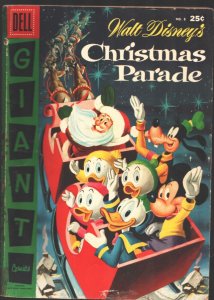 Walt Disney's Christmas Parade #8 1956-Santa Claus cover-Carl Barks-Donald Duck