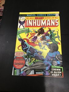 z The Inhumans #1 (1975) 1st solo issue! Black Bolt! Perez art NM- Boca CERT Wow