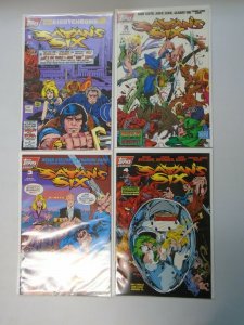 Satan's Six set #1-4 6.0 FN (1993 Topps)