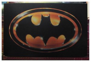 BATMAN MOVIE 1989 BATMAN BAT SIGNAL LOGO ORIGINAL POSTER still sealed, rolled