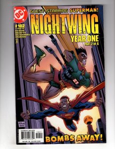 Nightwing #102 (2005) Superman Appearance!  / SB#2