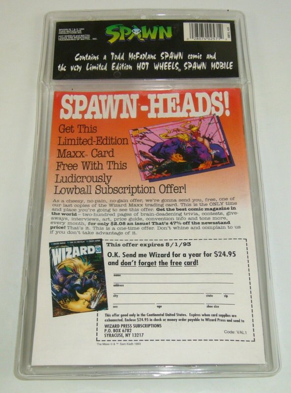 Special Limited Edition Spawn Mobile Pack VF/NM with spawn 8 by alan moore