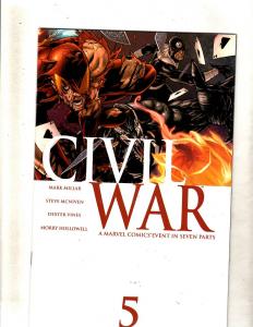Civil War Complete Marvel Comics LTD Series # 1 2 3 4 5 6 7 1st Prints CJ13