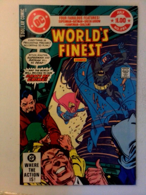 World's Finest #281 DC 1982 VF+ Bronze Age 1st Printing Comic Book