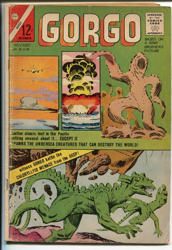 GORGO #16 1963-CHARLTON-STEVE DITKO-good