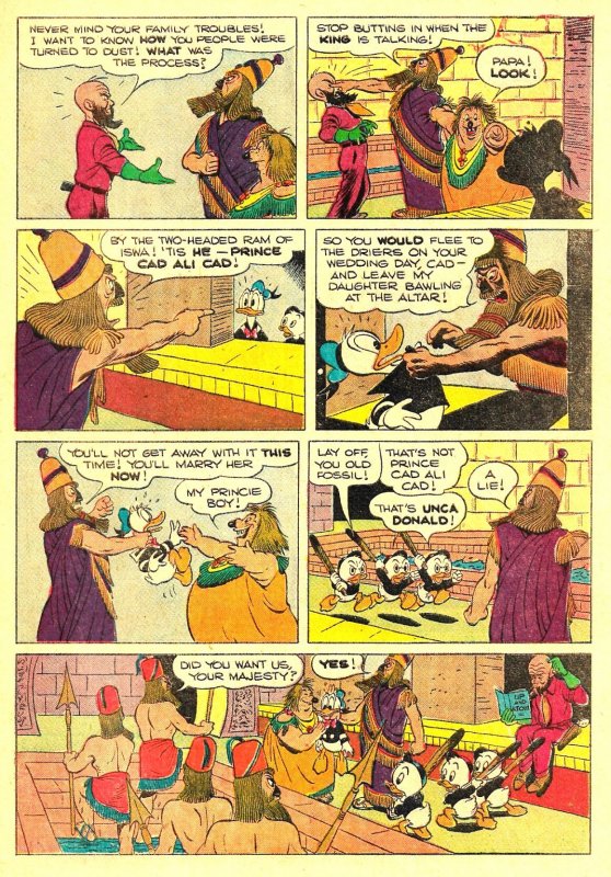 FOUR COLOR #275 DONALD DUCK in Ancient Persia (May1950) 8.0 VF  Carl Barks!