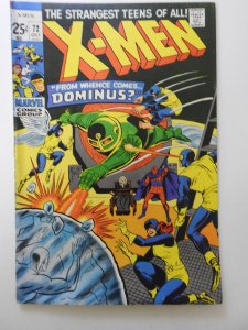 The X-Men #72 (1971) FN/VF condition overspray