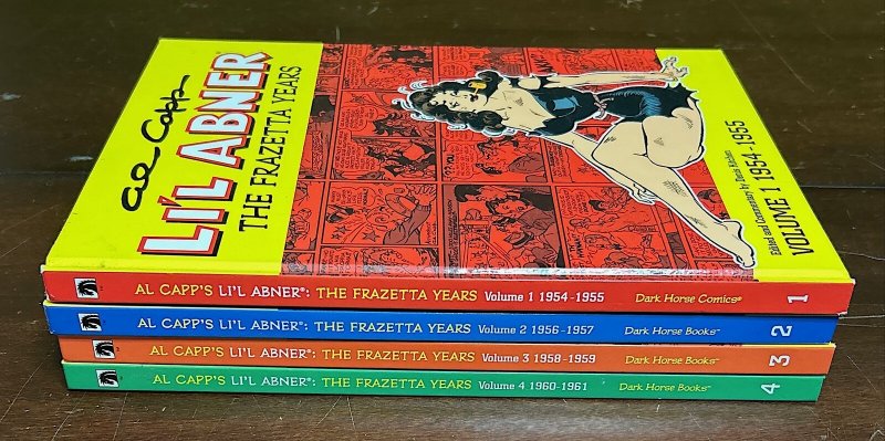 Li'l Abner The Frazetta Years HC Lot Complete Set Vol 1-4