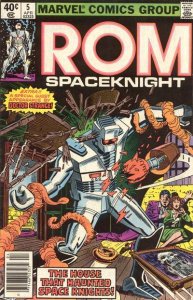 Rom #5 (Newsstand) FN ; Marvel | Spaceknight Bill Mantlo