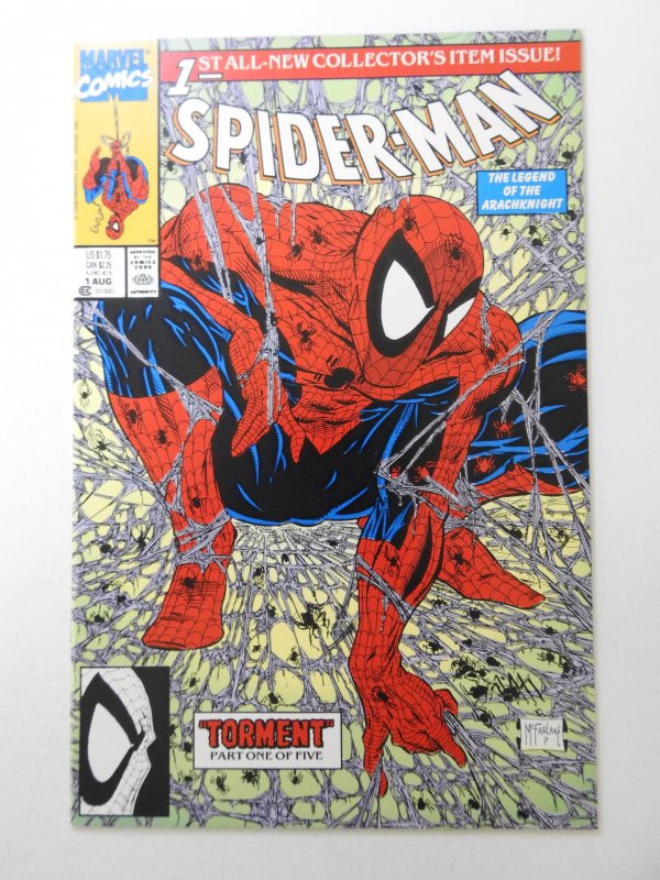 Spider-Man #1 (1990) Green Iconic McFarlane Cover! NM Condition!