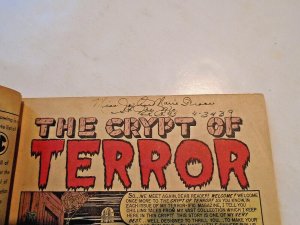 Crypt of Terror #19vg (EC, 1950) Becomes Tales From The Crypt!