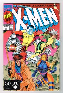 X-Men #1 Colossus and Gambit Cover (1991)  Cover B   Marvel