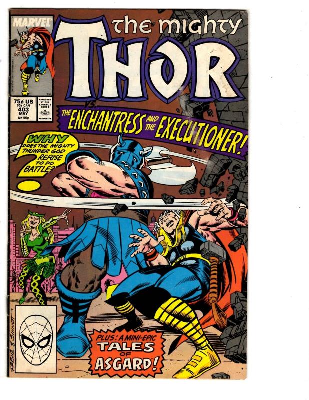 6 The Mighty Thor Marvel Comic Books # 400 402 403 404 405 406 Annihilus BH40