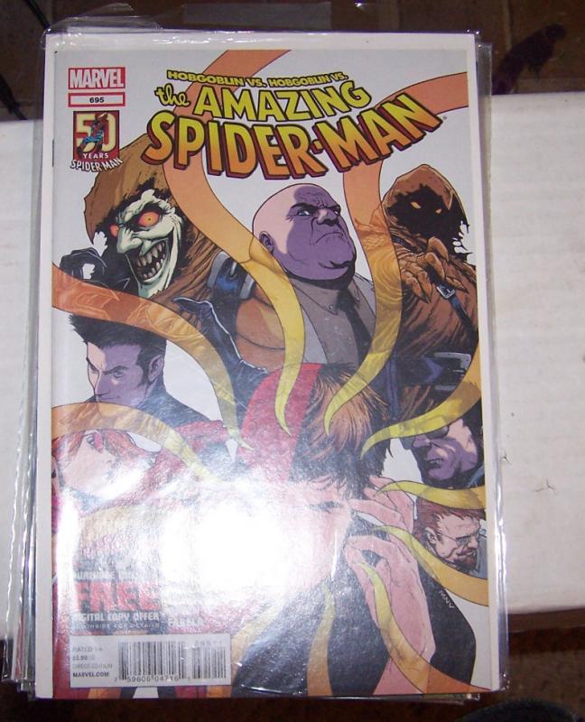 Amazing Spider-Man # 695  hobgoblin kingpin high grade peter parker