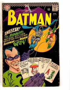 Batman # 179 VG DC Comic Book Joker Robin Catwoman Batgirl Gotham Penguin JG2