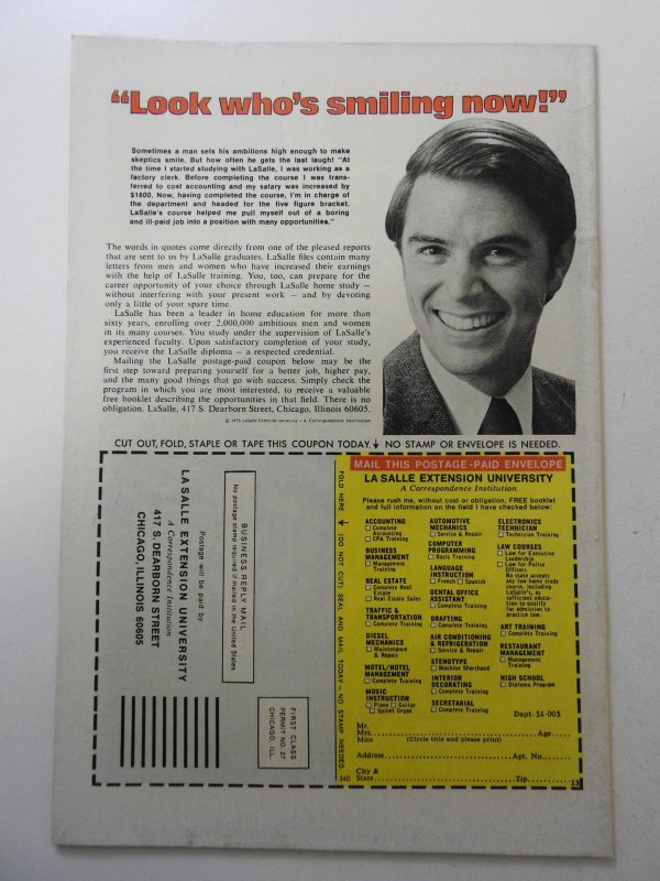 Sub-Mariner #71 (1974) VG+ Condition MVS intact! stain on fc