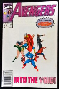 The Avengers #314 Newsstand Edition (1990)